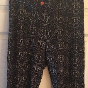 Indigo Poppy Pants Slim Back / White size 20